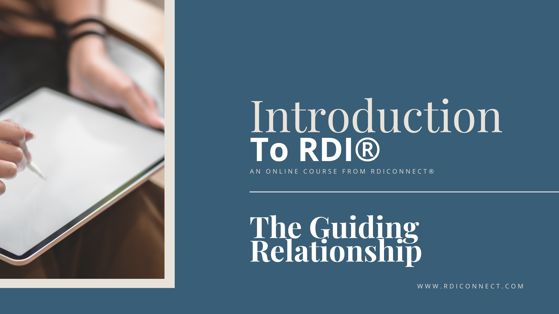 The Guiding Relationship